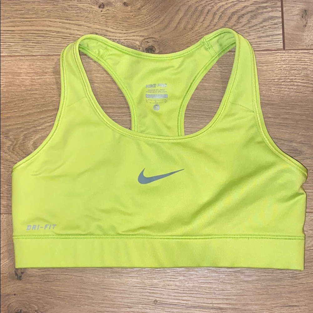 Nike Dri-Fit Sports Bra- Neon